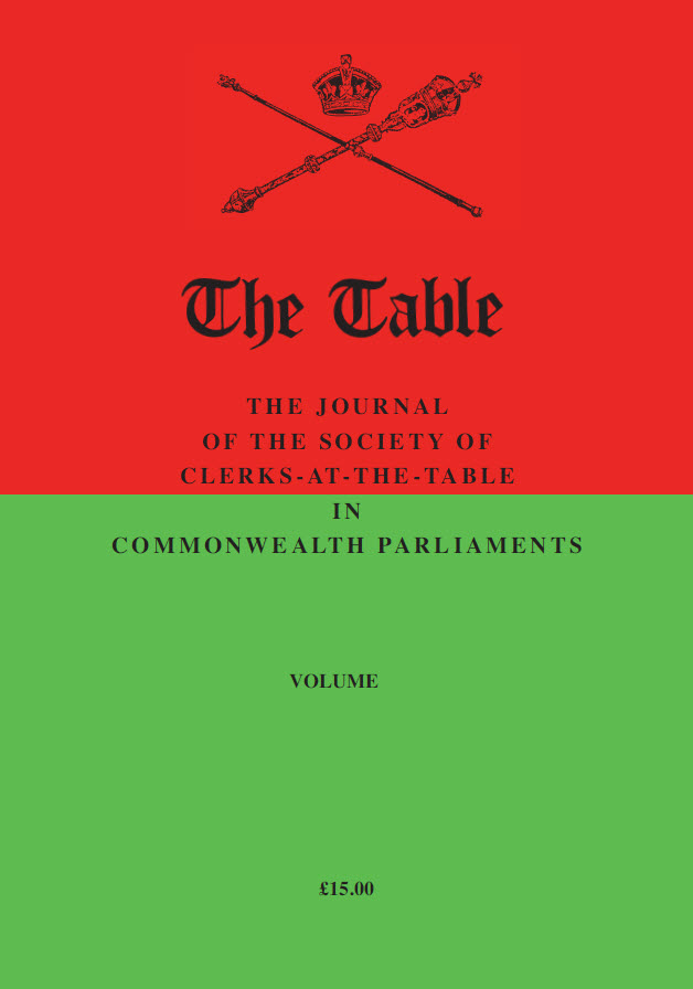 The Table cover page